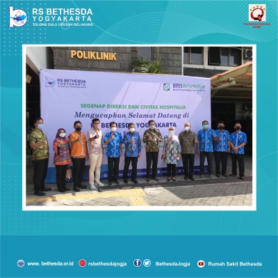 Tingkatkan Kualitas Layanan Antrean Online, Direktur Utama BPJS Kesehatan Kunjungi RS Bethesda Yogya