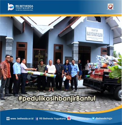 Peduli Kasih RS Bethesda Yogyakarta Korban Banjir Bantul 2019