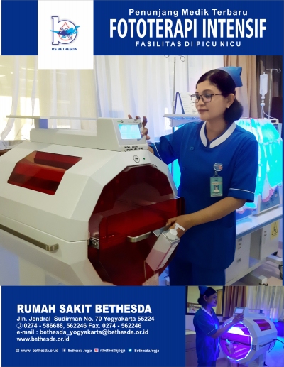 Fototerapi Intensif merupakan alat penunjang medik terbaru RS Bethesda Jogja