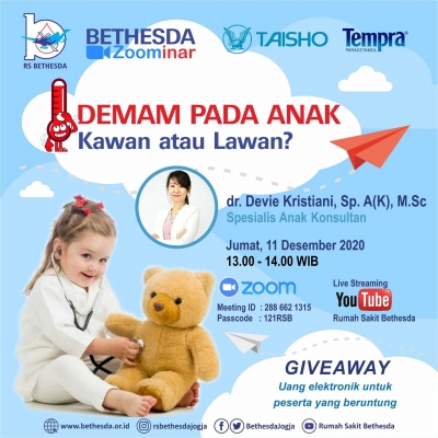 BETHESDA ZOOMINAR #4 Demam pada Anak. Kawan atau Lawan?