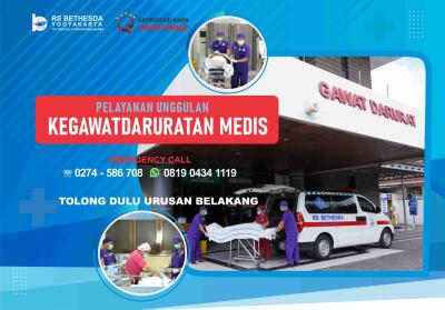 Kegawatdaruratan Medis merupakan Pelayanan Unggulan RS Betheda Yogyakarta