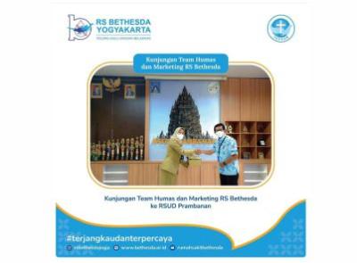 Kunjungan team humas dan marketing RS Bethesda ke RSUD Prambanan. 