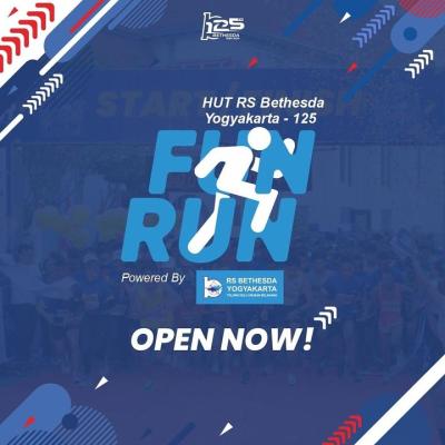 Rumah Sakit Bethesda Yogyakarta akan menggelar event lari bertajuk Bethesda Fun Run 2024  bertepatan dengan HUT ke-125 