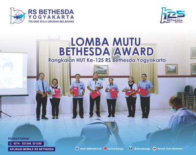  Lomba Mutu Bethesda Award dalam rangkaian Ulang Tahun ke-125 RS Bethesda Yogyakarta