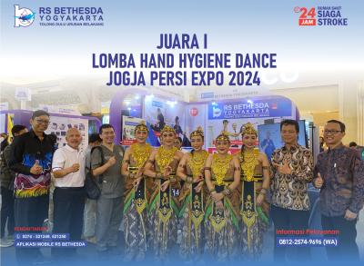 RS BETHESDA JOGJA JUARA I - LOMBA HAND HYGIENE DANDE JOGJA PERSI EXPO 2024