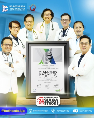 RS Bethesda Jogja kembali menorehkan prestasi internasional!   Kami dengan bangga mengumumkan bahwa RS Bethesda Yogyakarta meraih penghargaan bergengsi “Diamond Status dari WSO Angels Awards Q2 2025” atas keunggulan dalam pelay