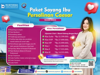 Mother’s Love Package - ERACS Caesarean. Deliver with comfort, recover faster, and full of love.