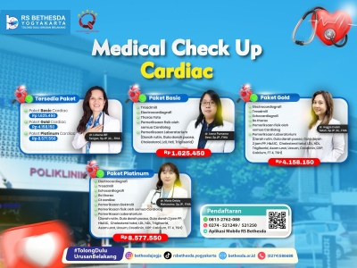 MCU Cardiac RS Bethesda Yogyakarta. Take care of your heart health starting today.