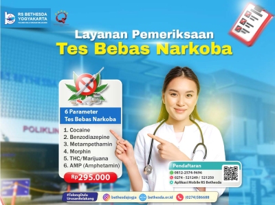 Layanan Tes Bebas Narkoba di RS Bethesda Yogyakarta