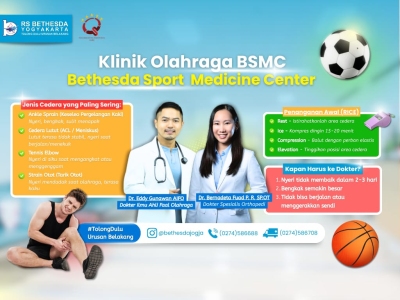Cedera olahraga? Jangan dianggap sepele! Ingat prinsip RICE