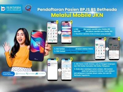 Daftar kontrol BPJS di RS Bethesda kini lebih praktis lewat Mobile JKN!