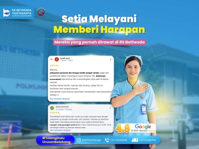 Setia melayani memberi haparan mereka yang pernah dirawat di RS Bethesda
