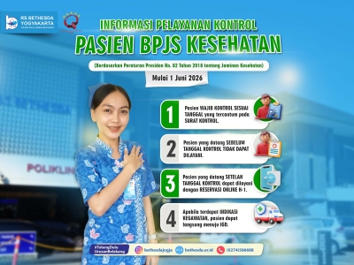 Informasi Pelayanan Kontrol Pasien BPJS Kesehatan RS Bethesda Yogyakarta