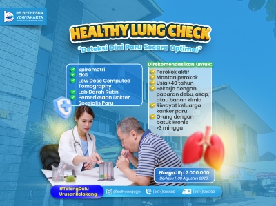 Early Detection of Lung Cancer in Yogyakarta: RS Bethesda’s Healthy Lung Check Package 2026